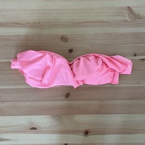 Victoria Secret Swim Coral Ruffle Bikini Top
